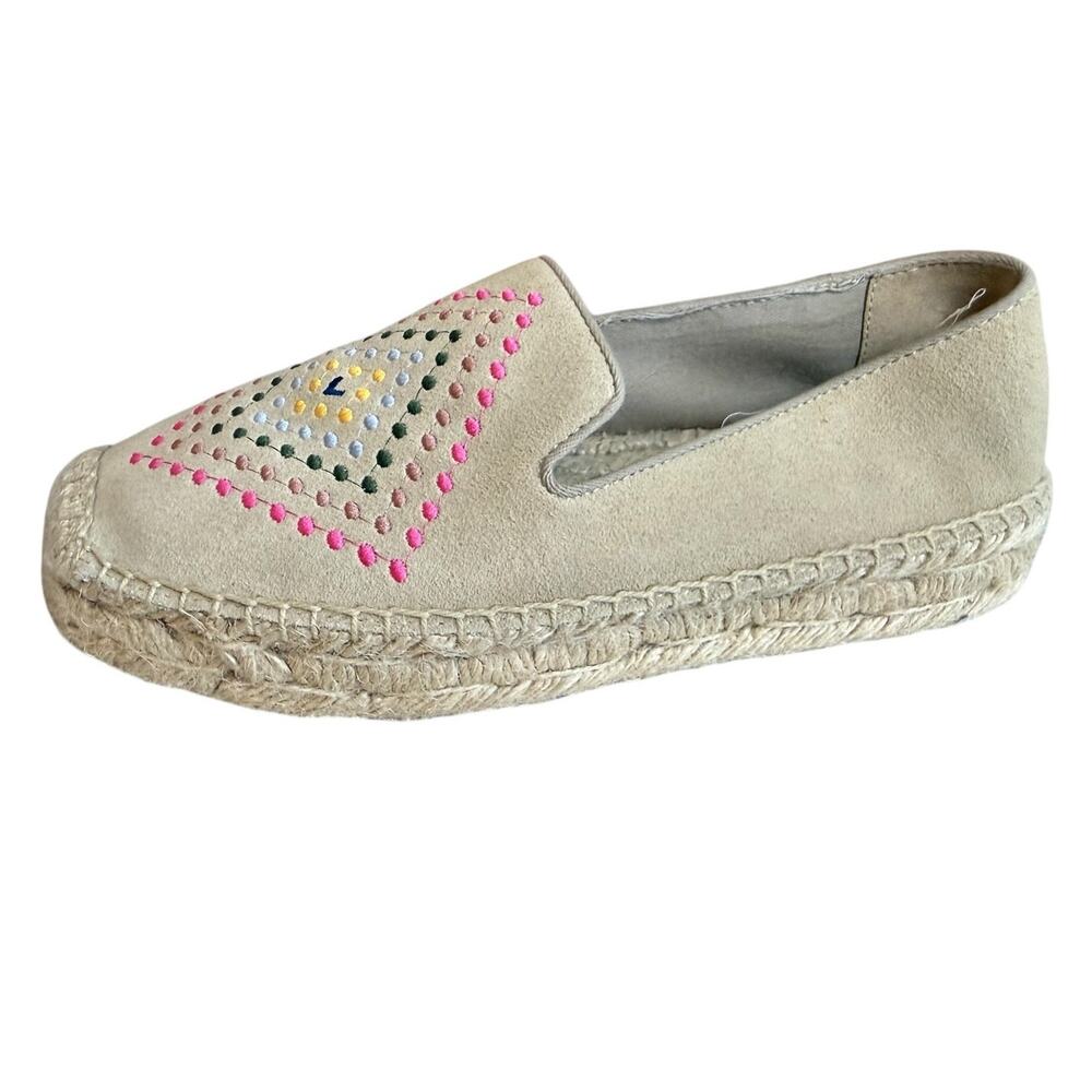 Jack Rogers Luna Espadrille Platform Slip on Shoes 6.5